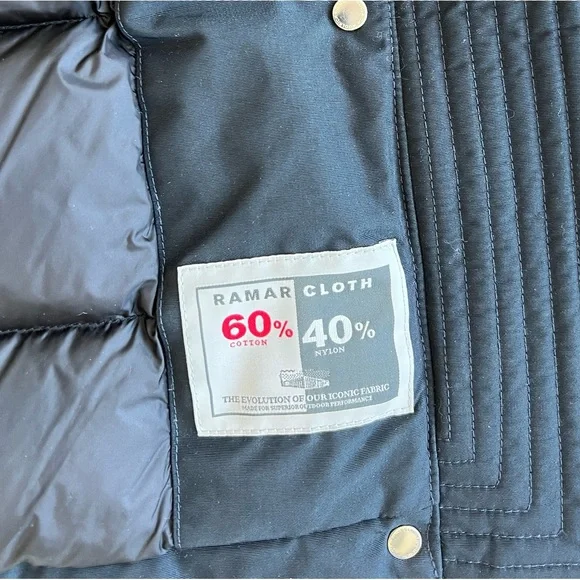 WOOLRICH Keating Long Parka in Ramar Cloth Dark Navy